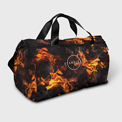 Сумки спортивные Starfield fire logo, цвет: 3D-принт