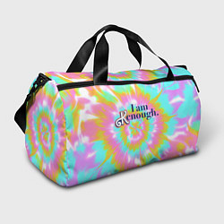 Сумки спортивные I am Kenough - retro tie-dye, цвет: 3D-принт