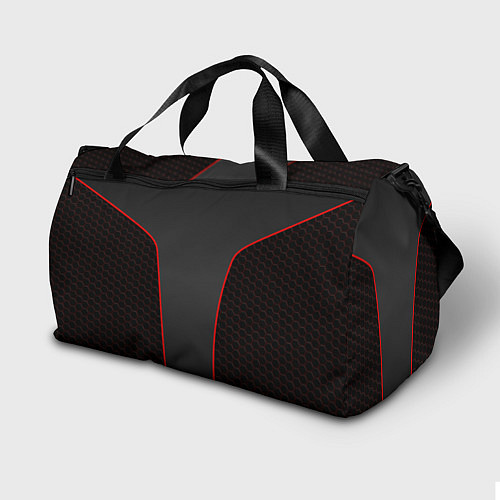 Спортивная сумка Honda - униформа красная / 3D-принт – фото 2