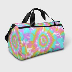 Спортивная сумка Tie-Dye кислотный в стиле барби