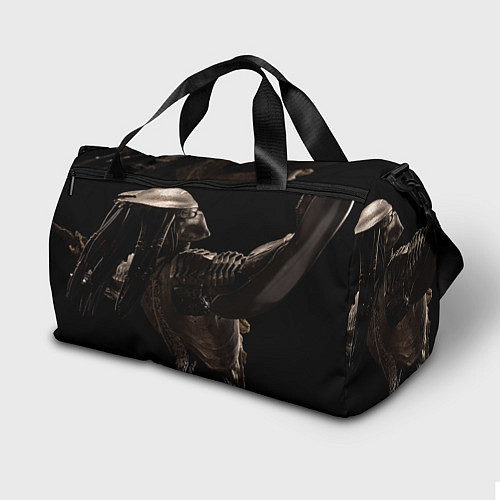Спортивная сумка Хищник шрам / 3D-принт – фото 2