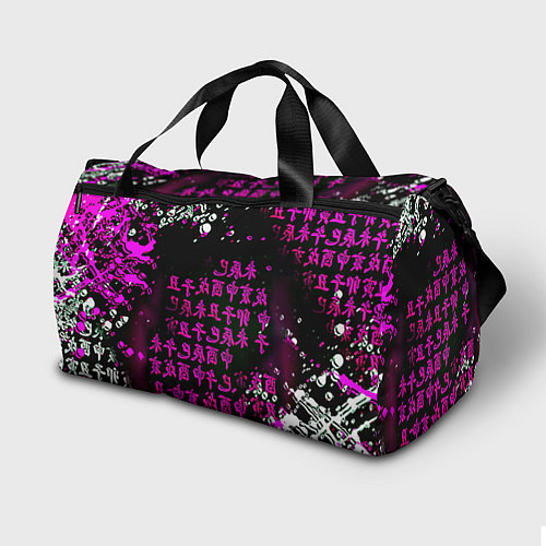 Спортивная сумка Аниме бомбинг пинк / 3D-принт – фото 2