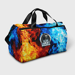 Сумки спортивные Alan Wake огни, цвет: 3D-принт