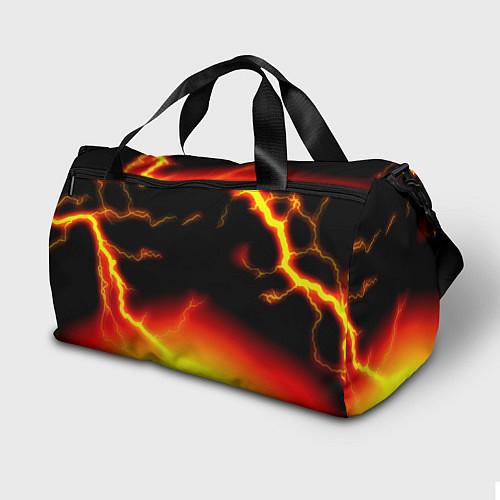 Спортивная сумка PUBG огненный шторм из молний / 3D-принт – фото 2
