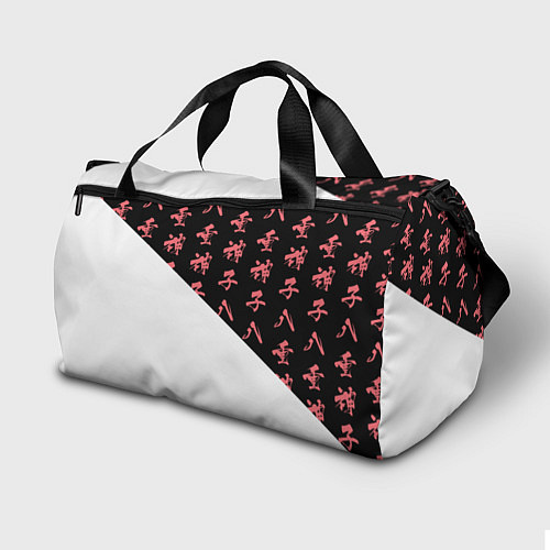 Спортивная сумка Яэ Мико иероглифы - Геншин Импакт / 3D-принт – фото 2