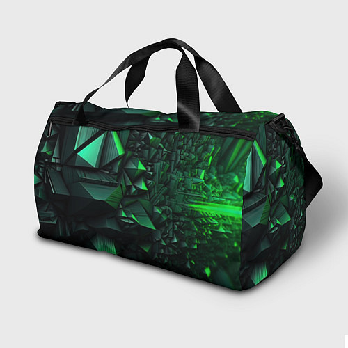 Спортивная сумка Зеленые сны в абстракции / 3D-принт – фото 2