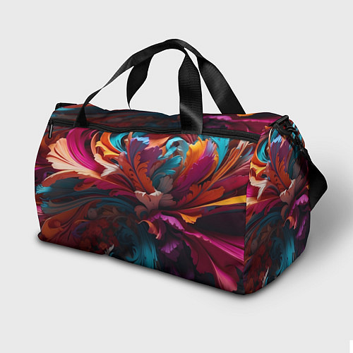 Спортивная сумка Красивый яркий узорчик / 3D-принт – фото 2