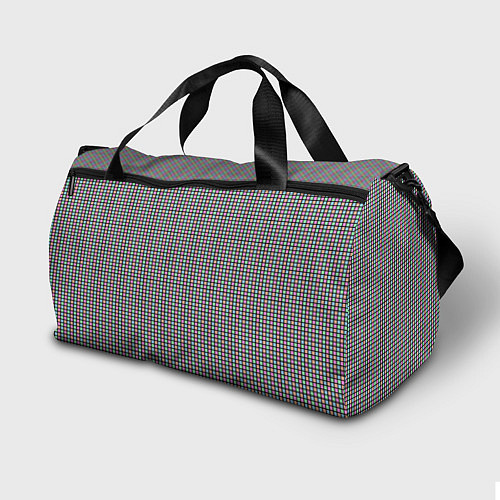 Спортивная сумка Разноцветные квадратики / 3D-принт – фото 2