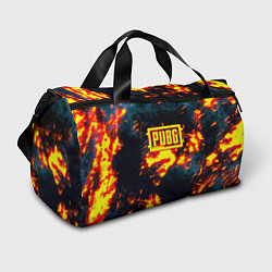 Спортивная сумка PUBG огненое лого