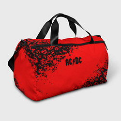 Спортивная сумка AC DC skull rock краски