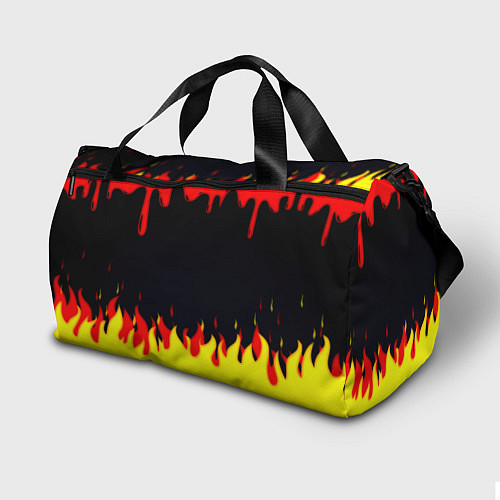 Спортивная сумка Valorant flame texture games / 3D-принт – фото 2