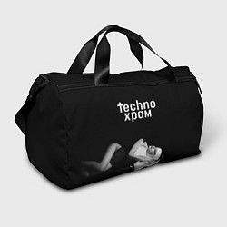 Сумки спортивные Techno храм монашка лежит, цвет: 3D-принт