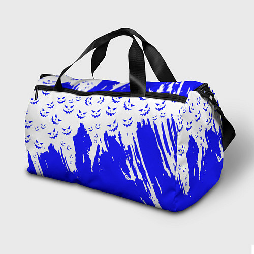 Спортивная сумка Marshmello dj blue pattern music band / 3D-принт – фото 2