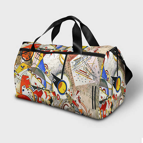 Спортивная сумка Кандинский картина - шумная акварель / 3D-принт – фото 2