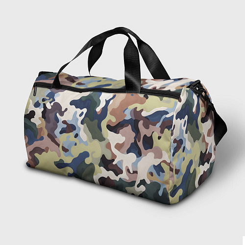 Спортивная сумка Камуфляж милитари / 3D-принт – фото 2
