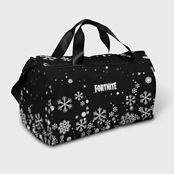 Спортивная сумка Fortnite новый год паттерн