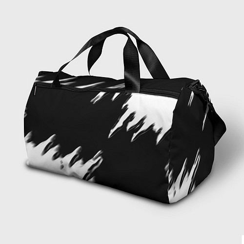 Спортивная сумка Real madrid белые краски текстура / 3D-принт – фото 2