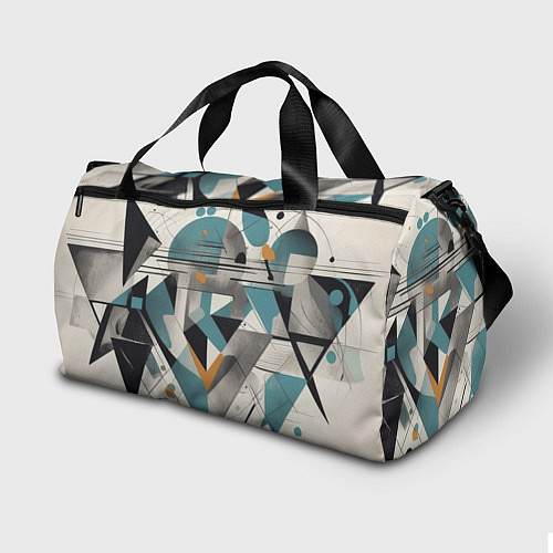 Спортивная сумка Три человека авангард / 3D-принт – фото 2