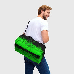 Сумки спортивные Xbox краски зелёные, цвет: 3D-принт — фото 2