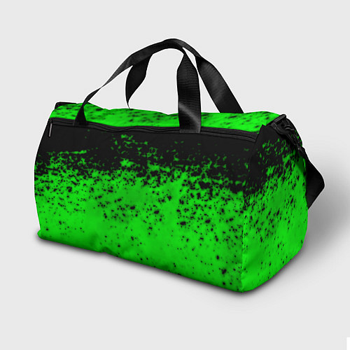 Спортивная сумка Xbox краски зелёные / 3D-принт – фото 2