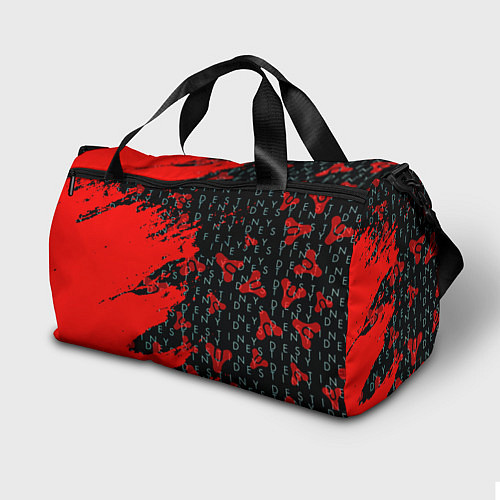 Спортивная сумка Destiny краски надписи текстура / 3D-принт – фото 2