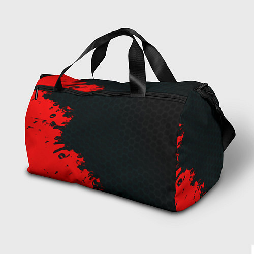 Спортивная сумка Ведьмак краски соты / 3D-принт – фото 2