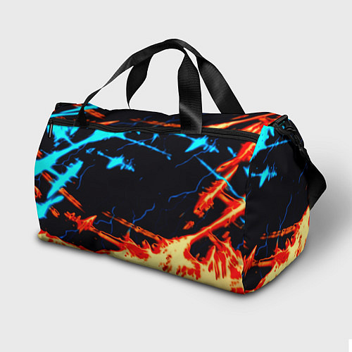 Спортивная сумка Horizon zero dawn огонь и лёд / 3D-принт – фото 2