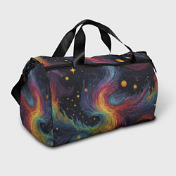 Спортивная сумка Звездный вихрь абстрактная живопись
