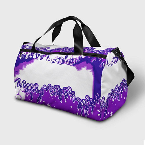 Спортивная сумка Pink floyd violet splash / 3D-принт – фото 2