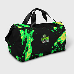 Спортивная сумка Plants vs Zombies зелёная текстура