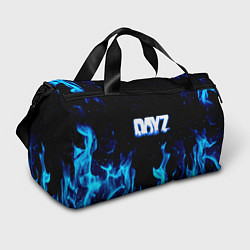 Спортивная сумка Dayz синий огонь лого
