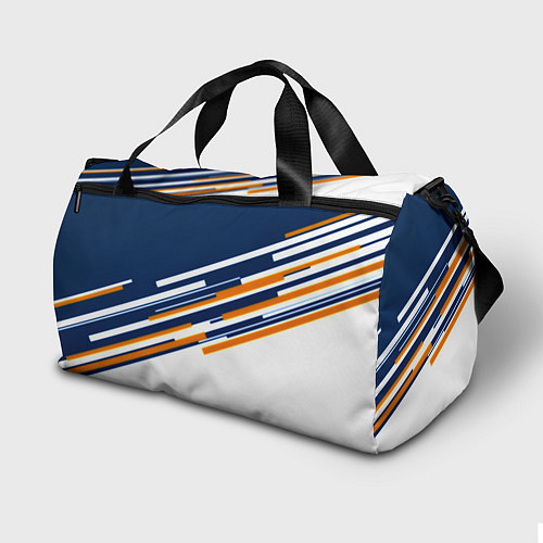 Спортивная сумка Реал мадрид текстура футбол спорт / 3D-принт – фото 2