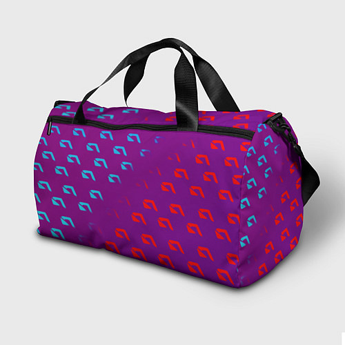 Спортивная сумка НФС лого градиент текстура / 3D-принт – фото 2