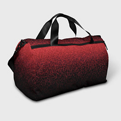 Спортивная сумка Градиент мозаика красно-чёрный
