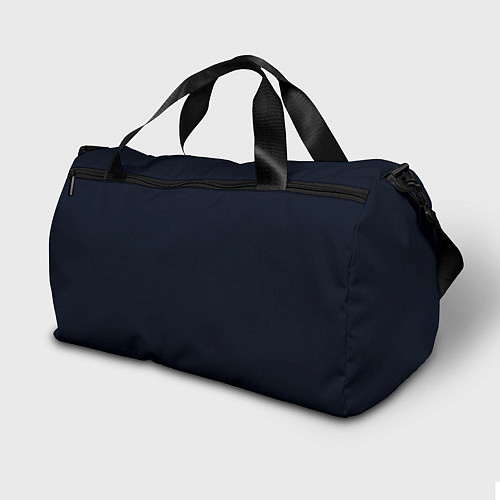 Спортивная сумка Резиновый черный утенок в очках в стиле стимпанк / 3D-принт – фото 2
