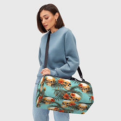 Сумки спортивные Черепа на море, цвет: 3D-принт — фото 2