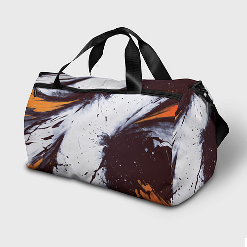 Спортивная сумка Брызги и мазки красками / 3D-принт – фото 2