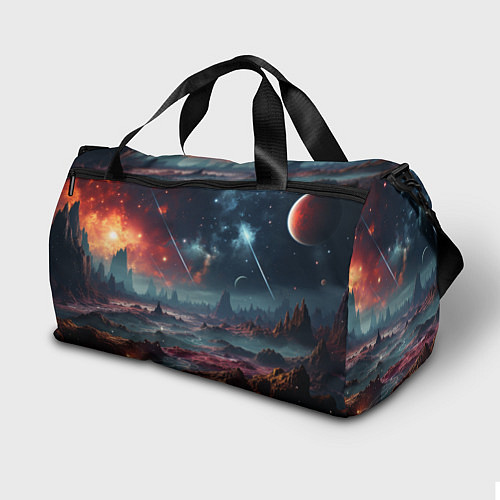 Спортивная сумка Фантастическая планета / 3D-принт – фото 2