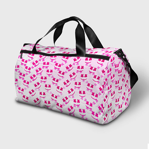 Спортивная сумка Marshmello pink colors / 3D-принт – фото 2
