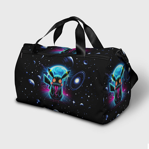 Спортивная сумка Пикачу в космосе - ужас / 3D-принт – фото 2