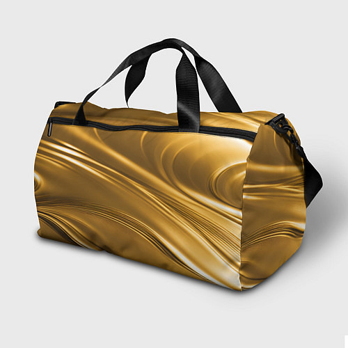 Спортивная сумка Золотой сплав абстрактная текстура / 3D-принт – фото 2
