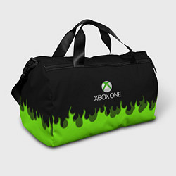 Спортивная сумка Xbox green fire