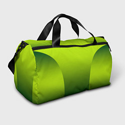 Спортивная сумка Яркий зеленый градиентный комбинированный узор
