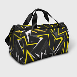 Спортивная сумка Абстрактный узор с геометрической концепцией