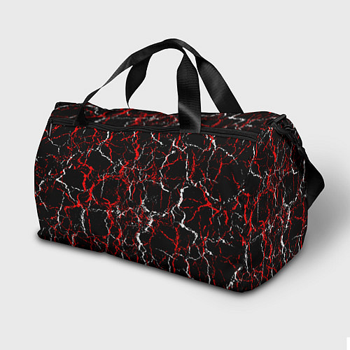 Спортивная сумка Абстрактная текстура мраморного вида / 3D-принт – фото 2