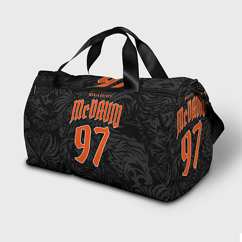 Спортивная сумка Хоккейная фома Коннора Макдэвида номер 97 / 3D-принт – фото 2