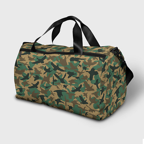 Спортивная сумка Армейский камуфляж текстура / 3D-принт – фото 2