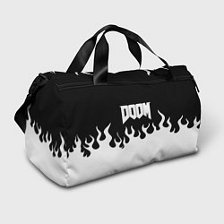 Спортивная сумка Doom fire white