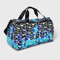 Сумки спортивные Marshmello fire, цвет: 3D-принт