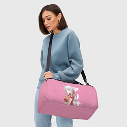 Сумки спортивные Алиса Кудзё - Аля иногда кокетничает со мной по-ру, цвет: 3D-принт — фото 2